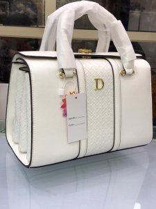 White designer bag