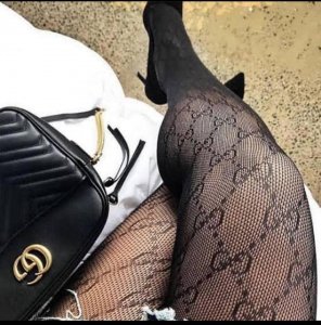 Gucci inspired pantyhose