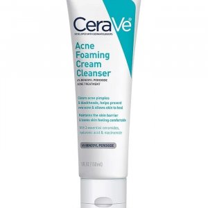 CeraVe developed with dermatologist Acne foaming cream cleanser