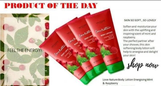 Love nature body lotion