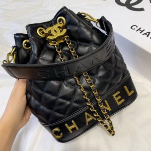 Designer bucket crossbody bag