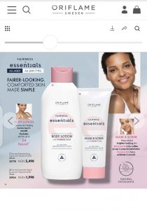 Oriflame fairness essential body lotion