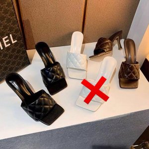 Bloated slippers heel