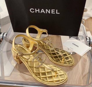 Designer inspired Gold sandal