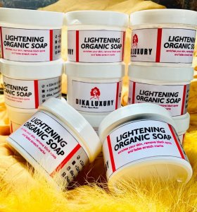 Lightening bath soap