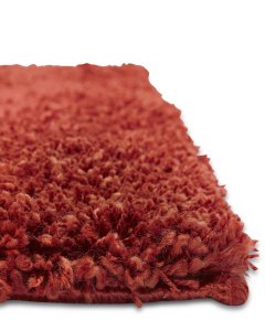 Premium fluffy shaggy rug red