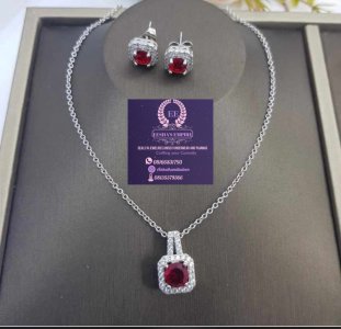 Necklace with earrings