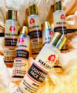 Lightening face wash