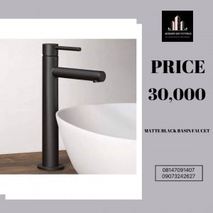 Matte Black basin faucet