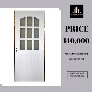 White painted Interior Door