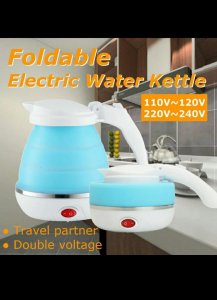 Foldable portable electric kettles