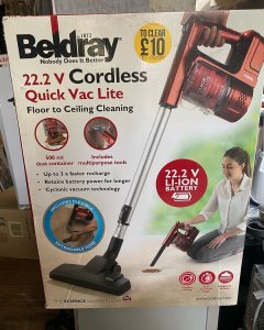 Beldray 22.2V Cordless Quick Vac Lite