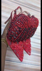 Designer shoe and purse