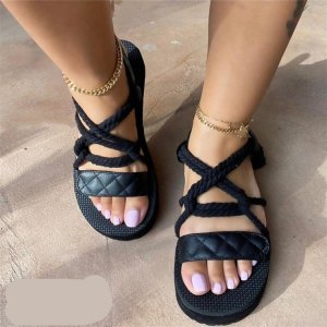 Sweet stripes sandals