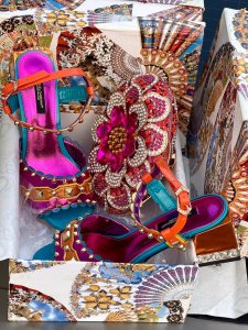 Matching shoes and purse