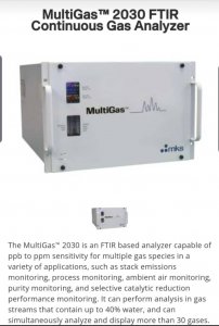 MultiGas 2030 continuous Gas analyser