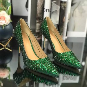 Crystal designed shoes