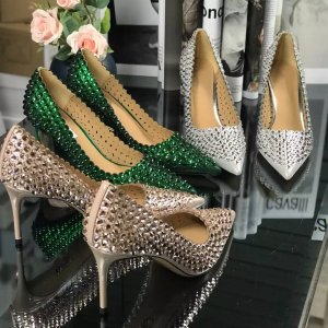 Crystal designed shoes
