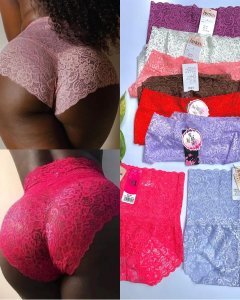 High waist lace pant