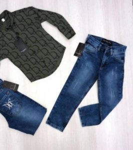 Kids shirt and jeans