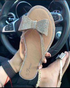 Studded slippers