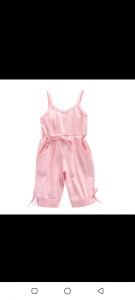 Girls waist tie Jumpsuit