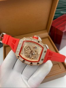 Dragon face designer wristwatch