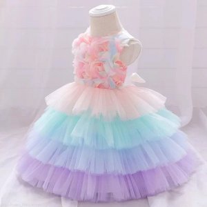 Unicorn inspired ball gown