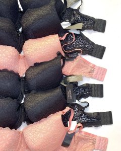 Slightly padded lace bra