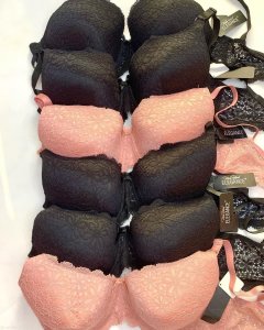 Slightly padded lace bra