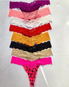 Lace thongs