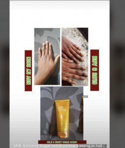 Milk and honey gold sugar scrub