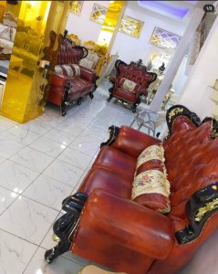 Luxury Imported Leather Sofa Set