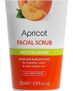 Apricot facial scrub