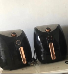 Rose gold and black airfryer 4.3L