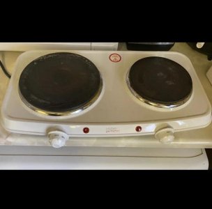 Electric double hotel plate