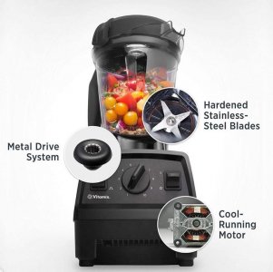 E320 Explorian black blender,64oz