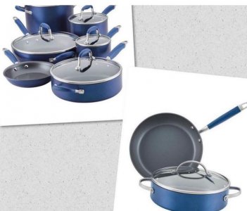 Hard Anodized Nonstick 11pcs cookware set