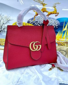 Leather W/Shoulder Strap Satchel Bag
