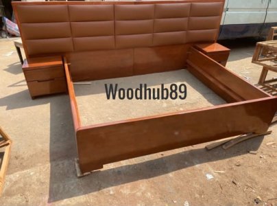 Wooden 6 by 6 bedframe,