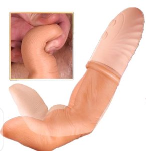 Rechargeable vibrating Finger Dildo Toy
