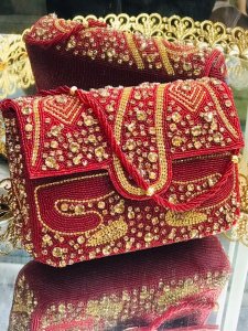Luxury Dazzling Women Beaded  Wedding Party and Dinner purses