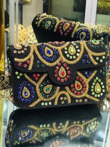 Luxury Dazzling Women Beaded  Wedding Party and Dinner purses
