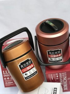 Stainless steel food flask