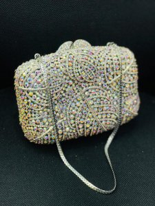 Dazzling Women Crystal evening clutch purses