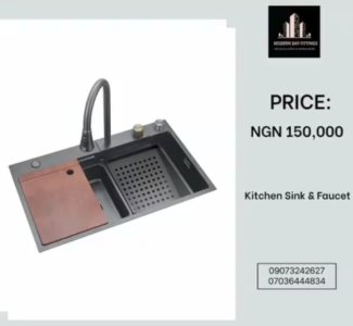 Kitchen Sink & Faucet