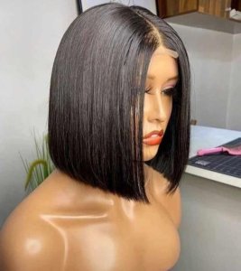 Human hair BOB wig 8' DD