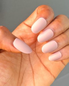 Natural Nude glueless nail set