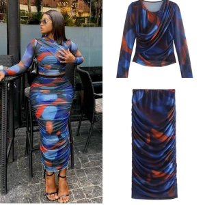 Luxe designer Skirt set
