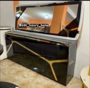 Side board and mirror